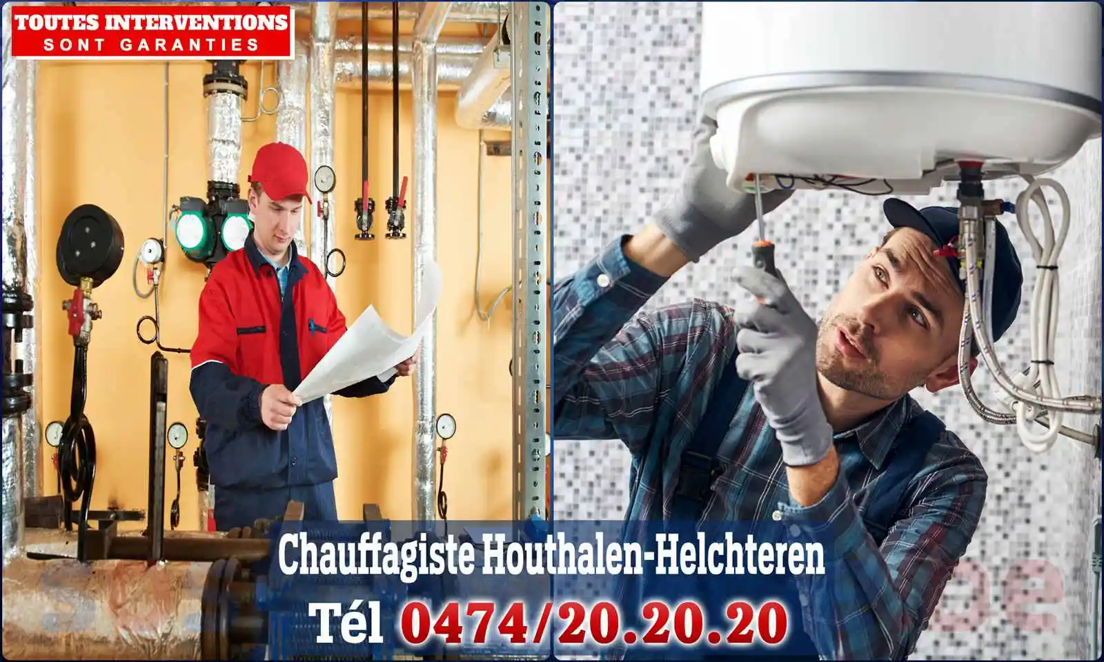 Chauffagiste agréé à Houthalen Helchteren 3530