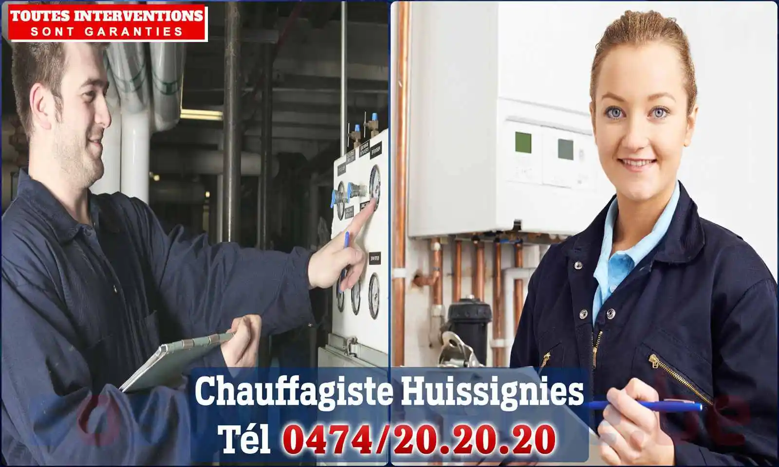 Chauffagiste agréé à Huissignies 7950