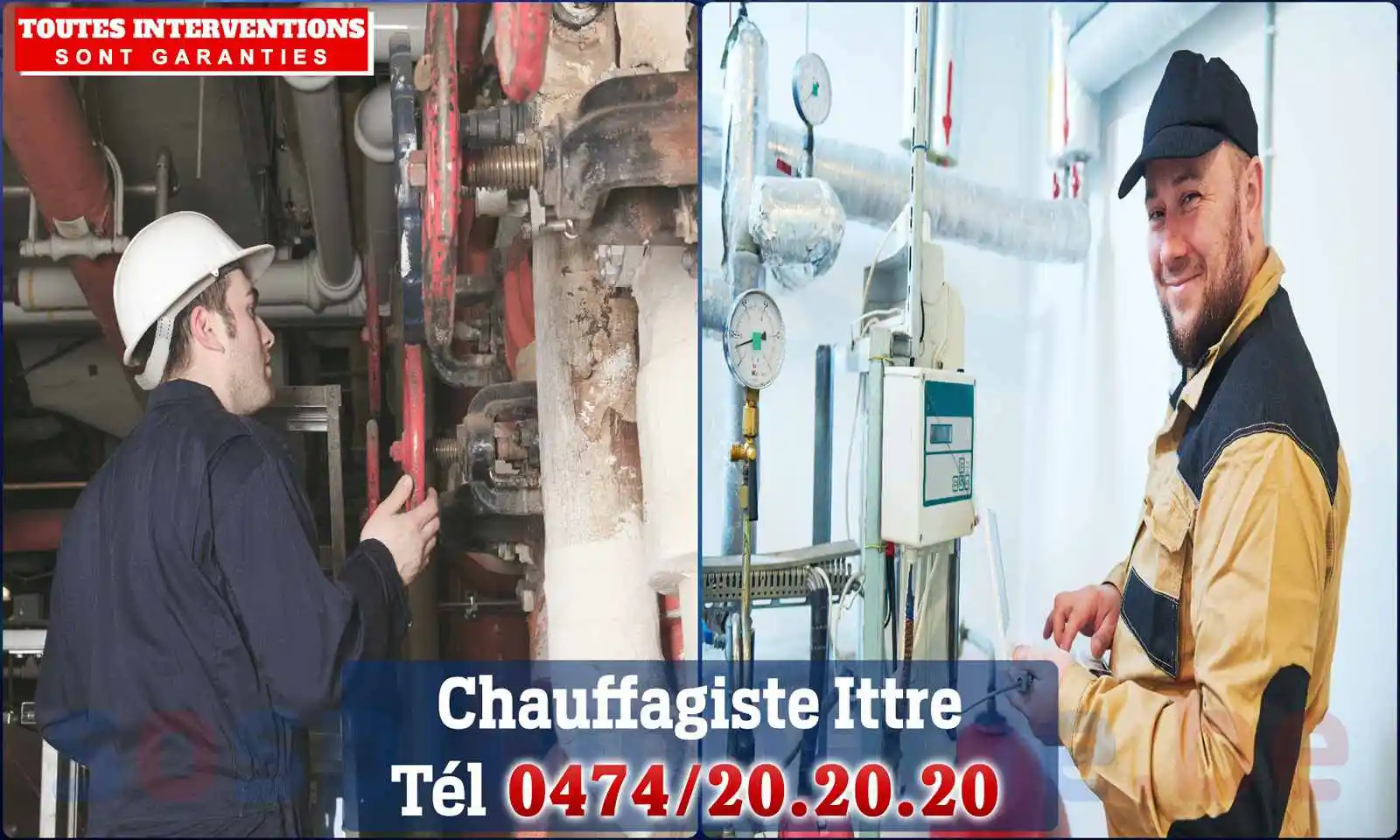 Chauffagiste agréé à Ittre 1460