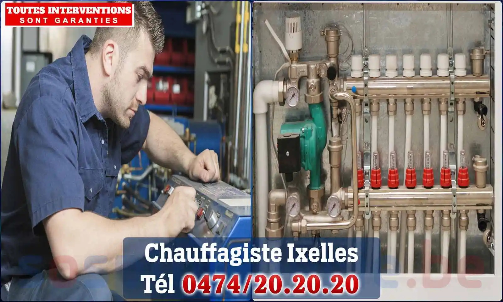 Chauffagiste agréé à Ixelles 1050