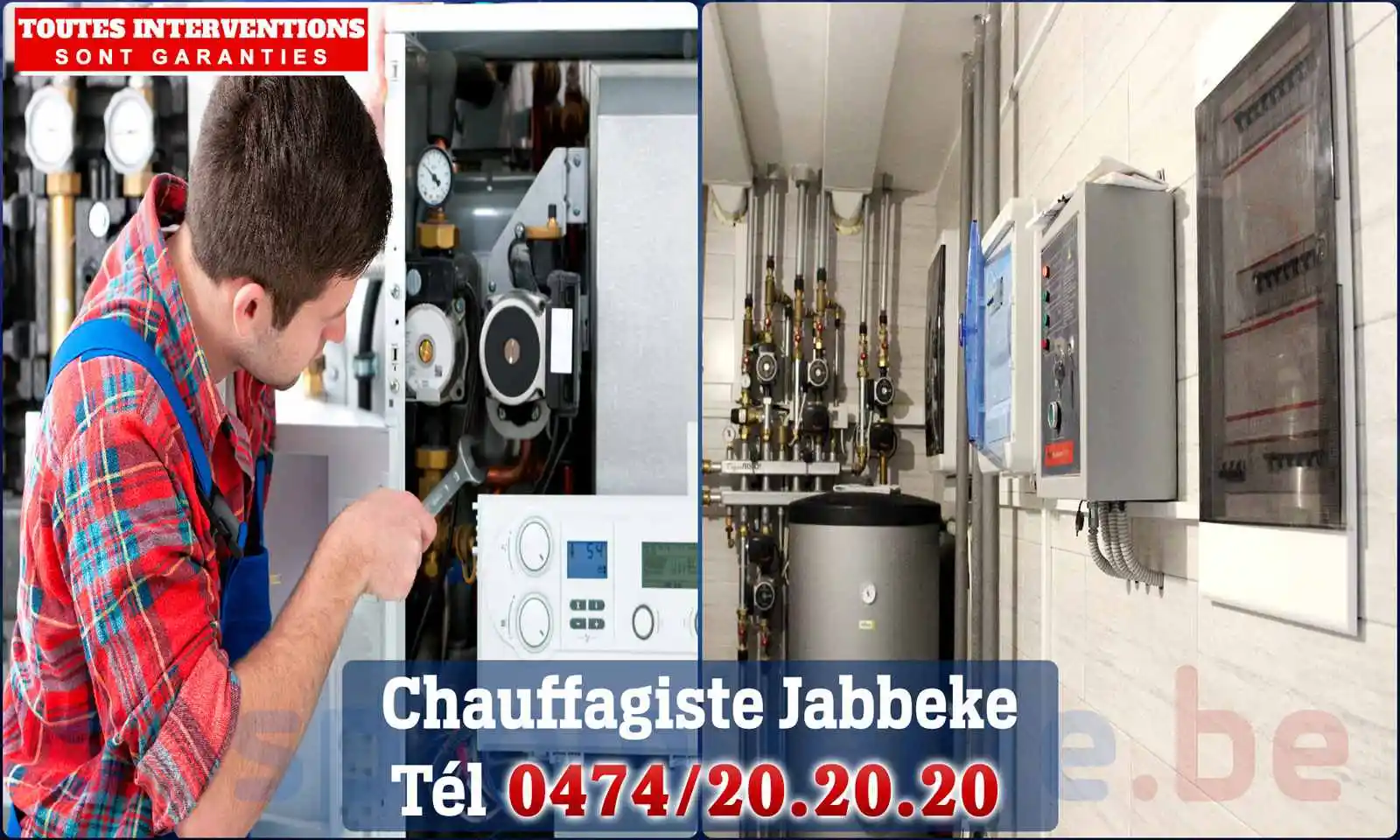 Chauffagiste agréé à Jabbeke 8490