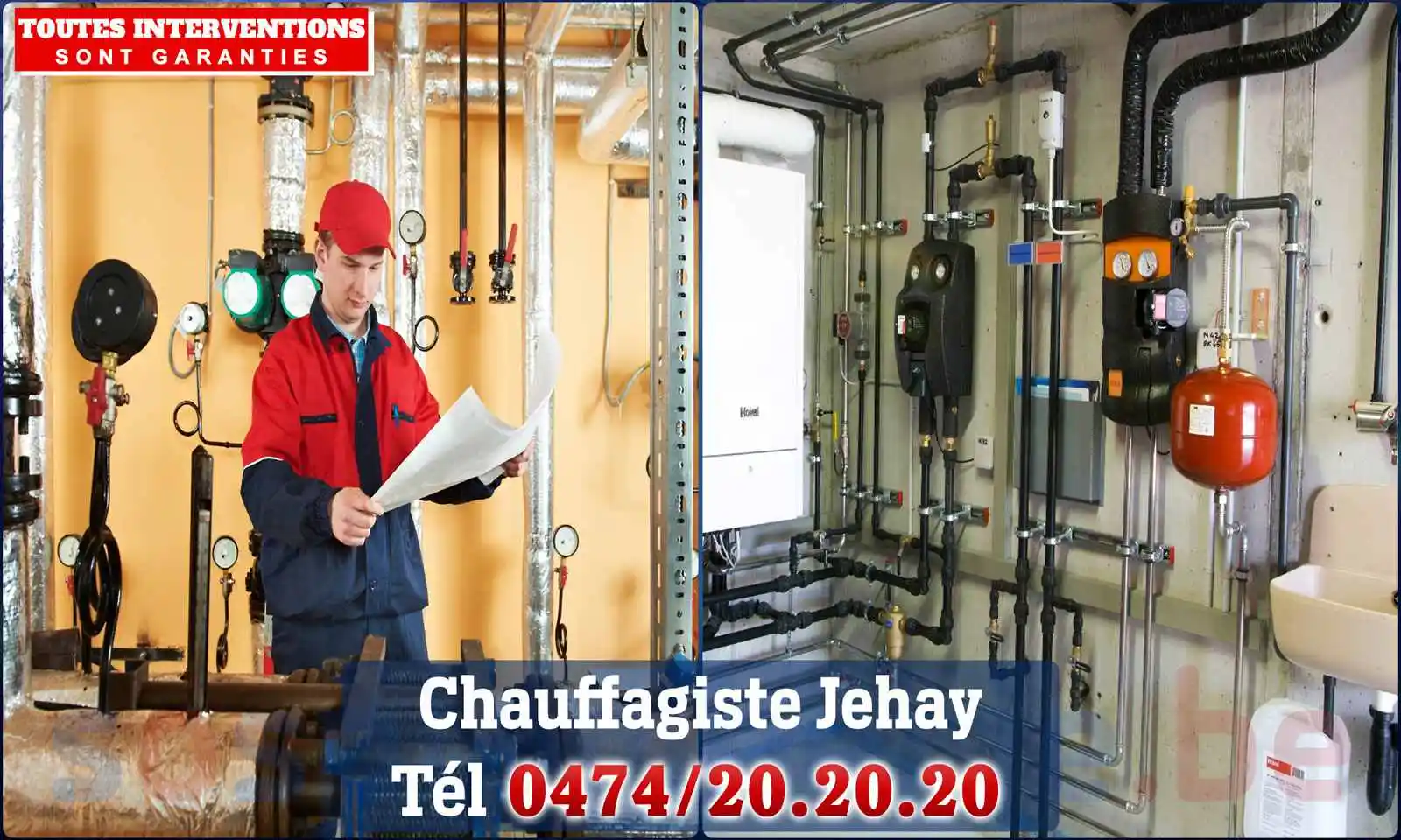 Chauffagiste agréé à Jehay 4540