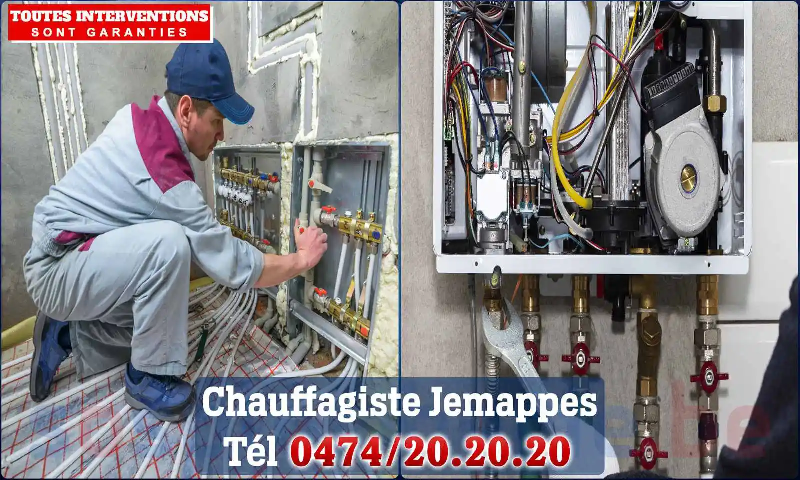Chauffagiste agréé à Jemappes 7012