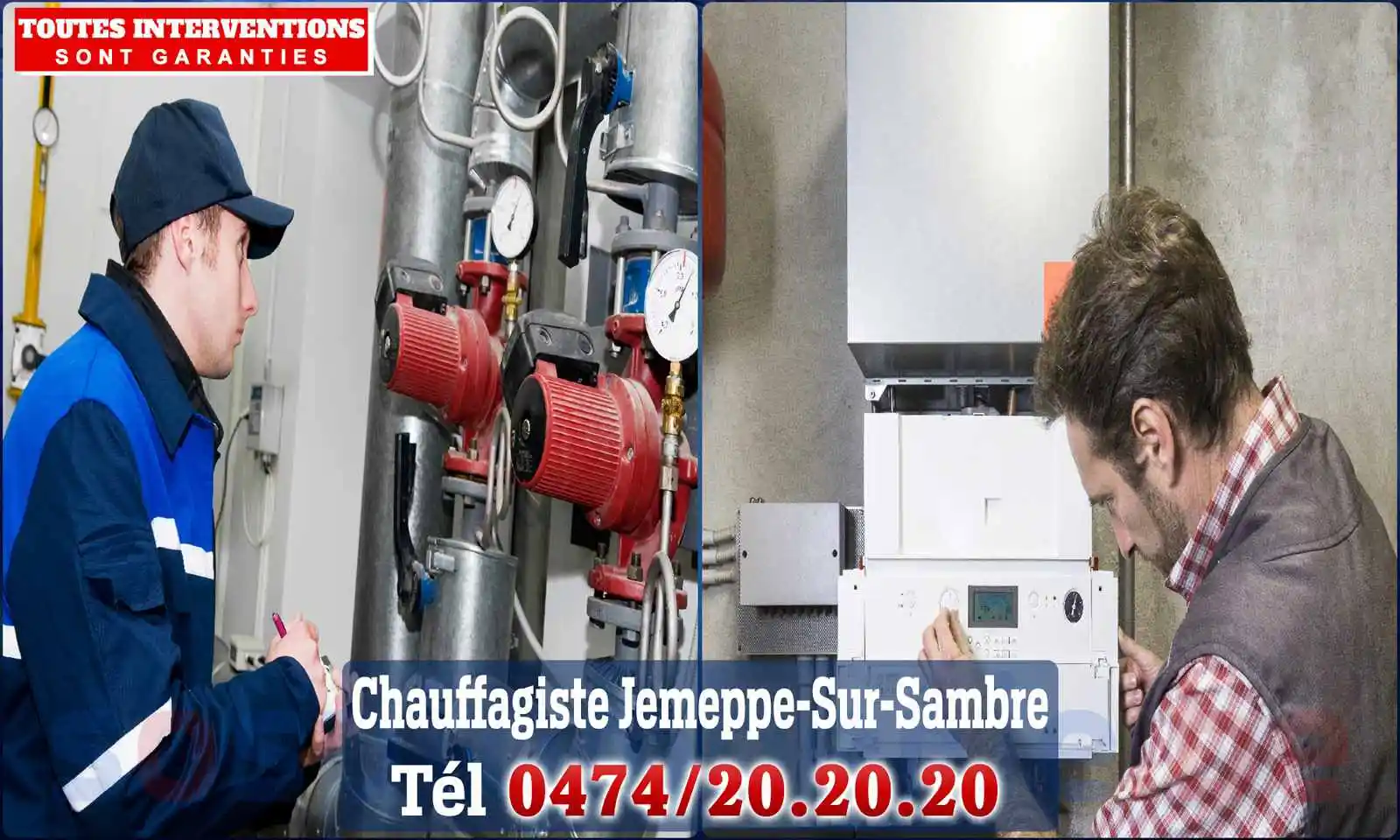 Chauffagiste agréé à Jemeppe-sur-Sambre 5190