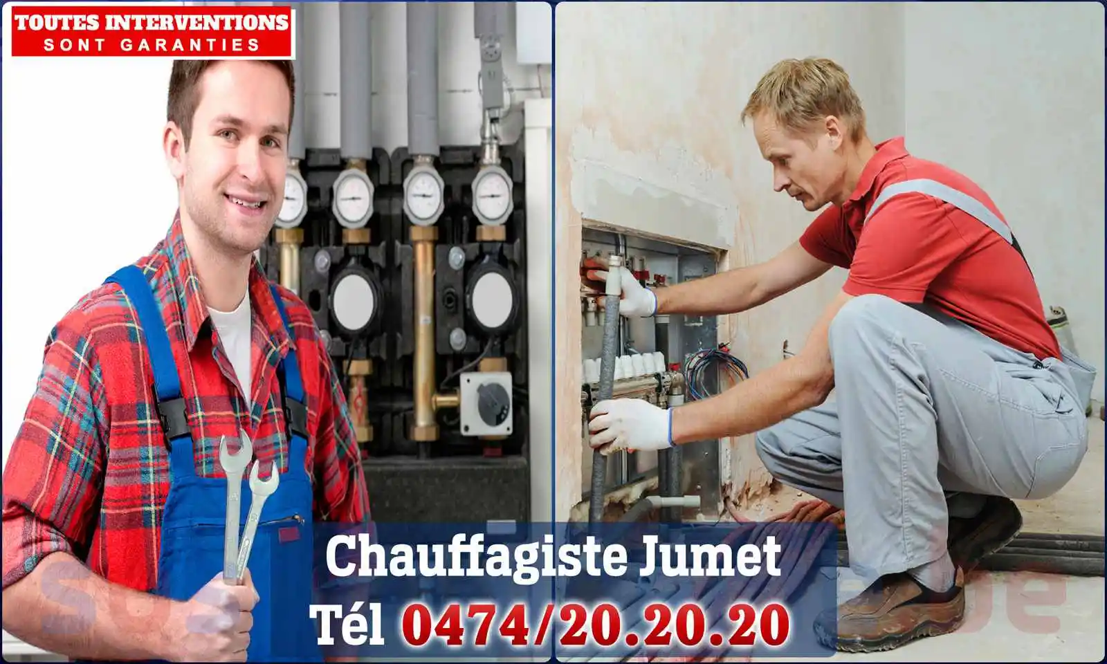 Chauffagiste agréé à Jumet 6040