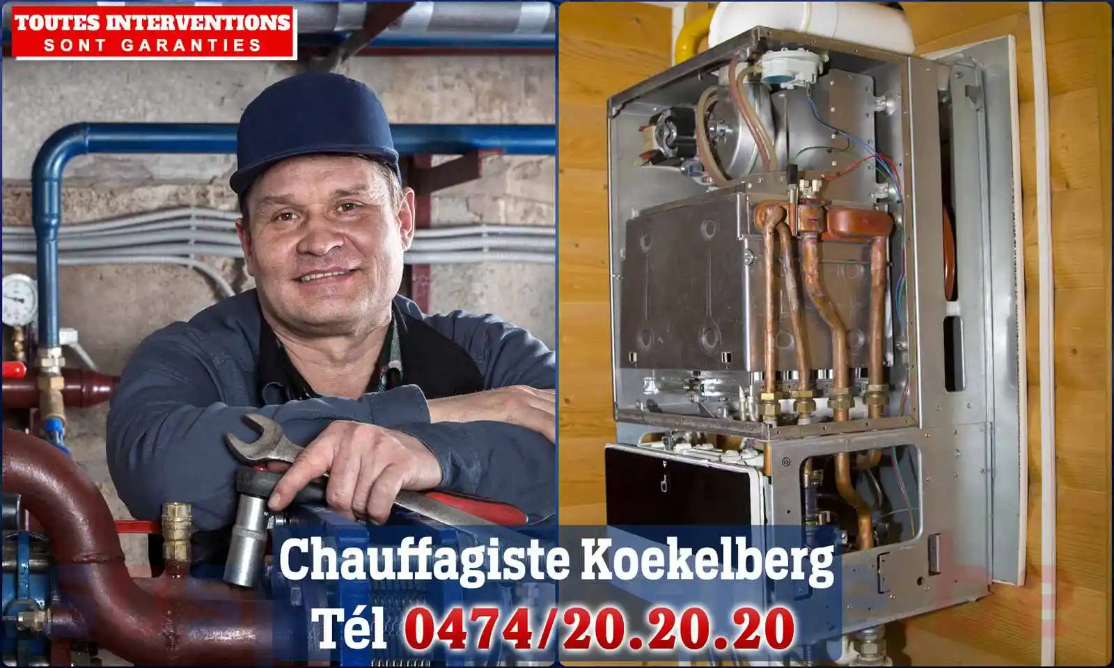 Chauffagiste agréé à Koekelberg 1081