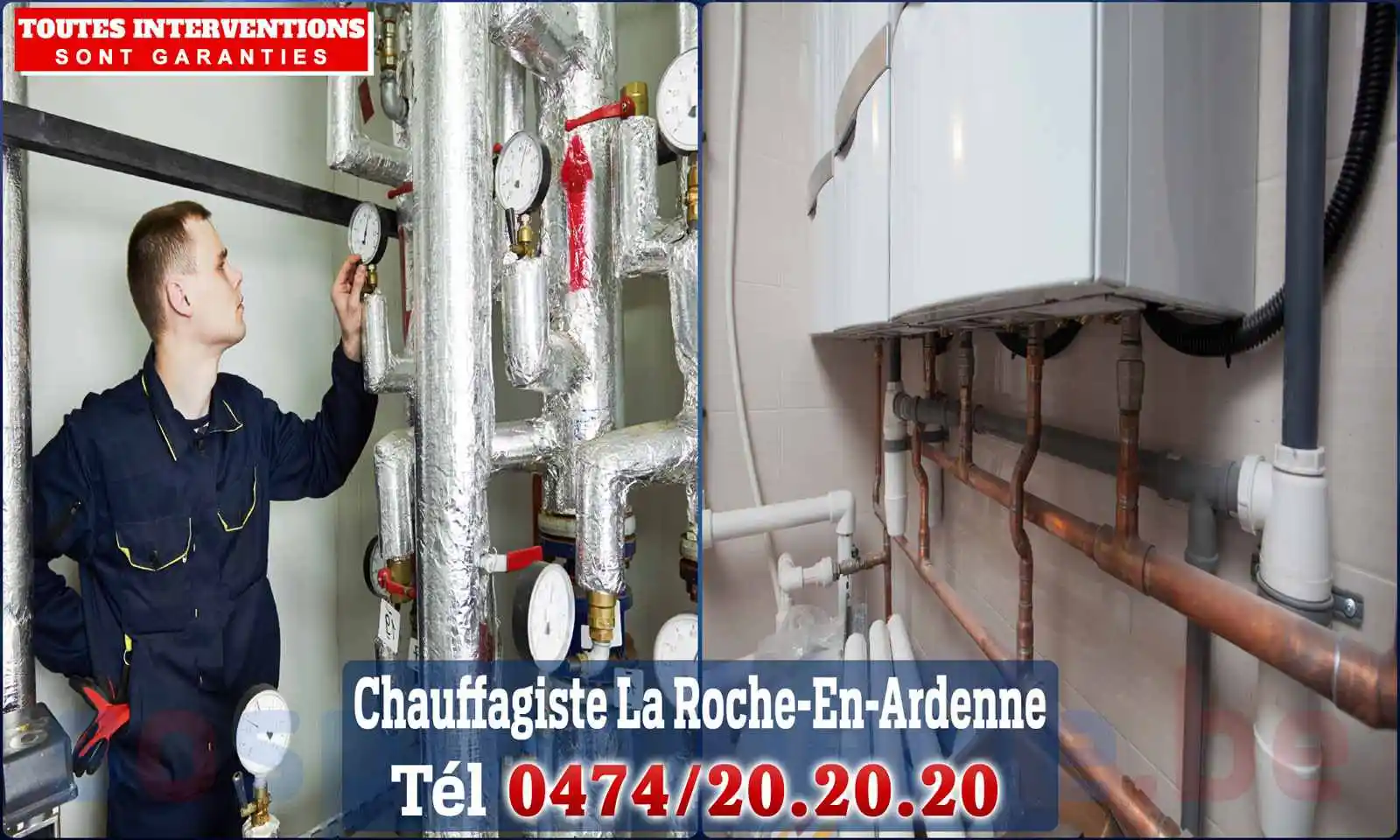 Chauffagiste agréé à La Roche-en-Ardenne 6980