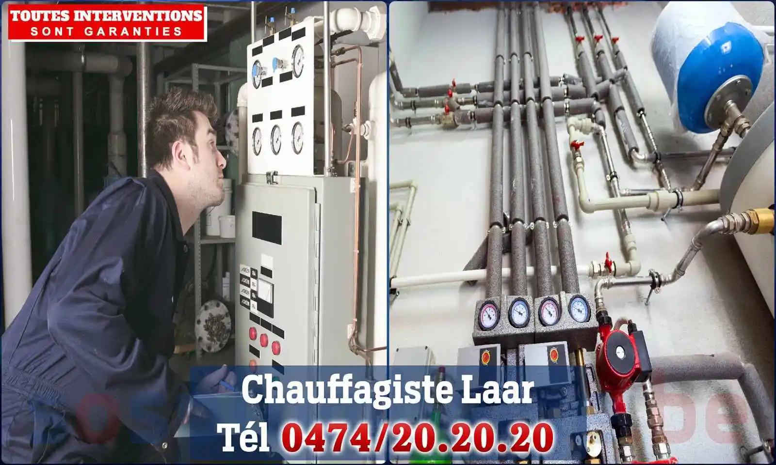 Chauffagiste agréé à Laar 3400