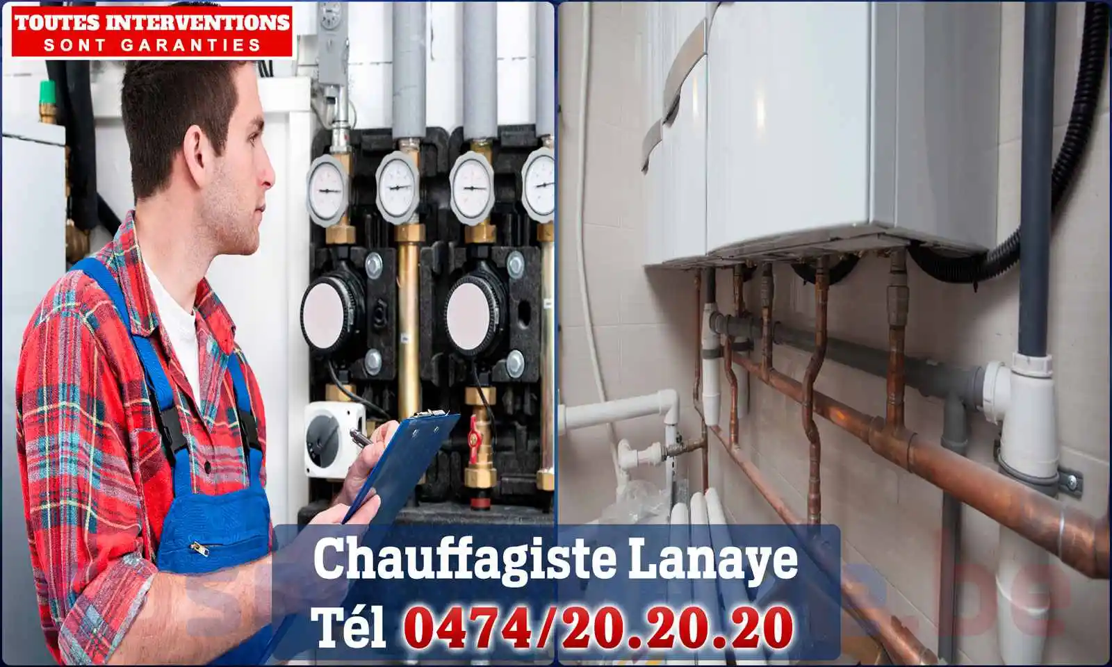 Chauffagiste agréé à Lanaye 4600