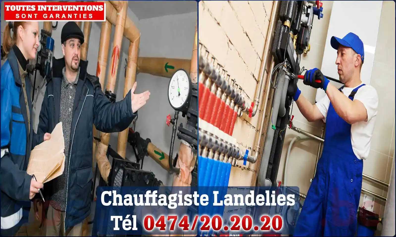 Chauffagiste agréé à Landelies 6111