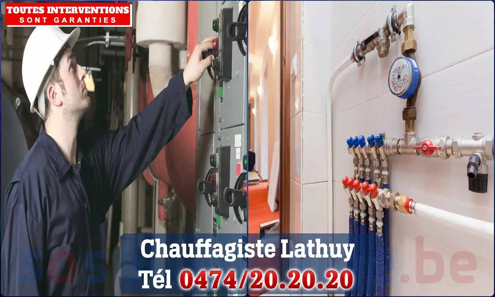 Chauffagiste agréé à Lathuy 1370