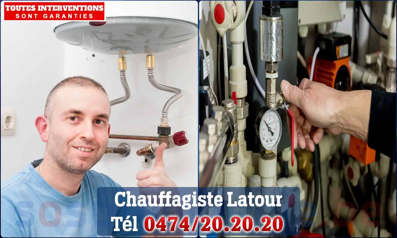 Chauffagiste agréé à Latour 6761