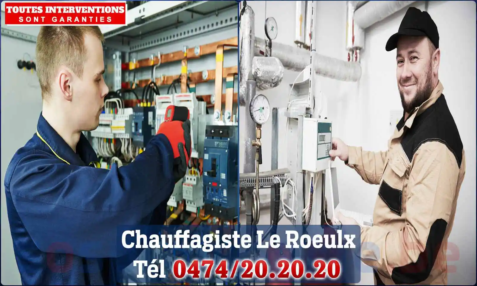 Chauffagiste agréé à Le Roeulx 7070