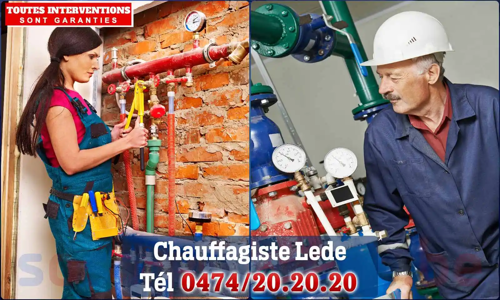 Chauffagiste agréé à Lede 9340