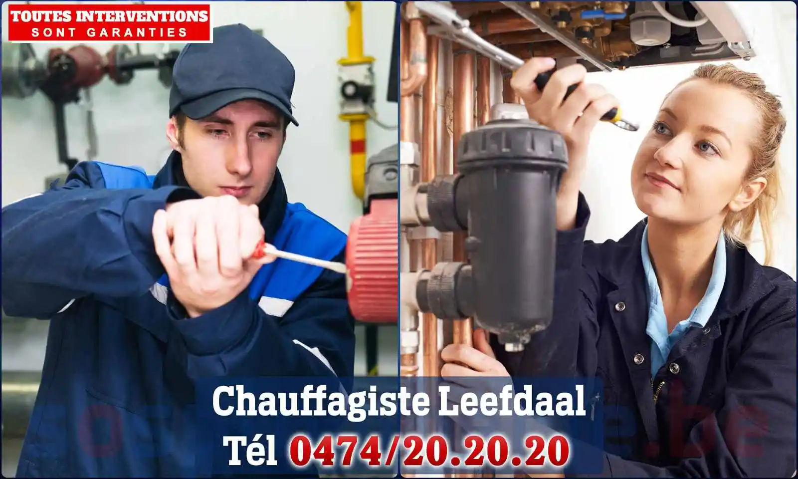 Chauffagiste agréé à Leefdaal 3061