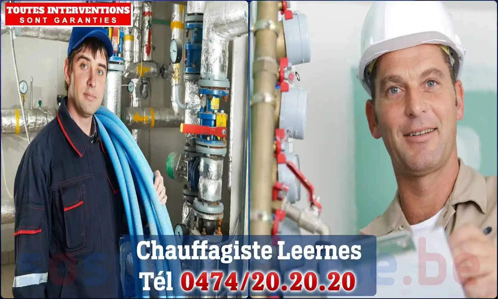 Chauffagiste agréé à Leernes 6140