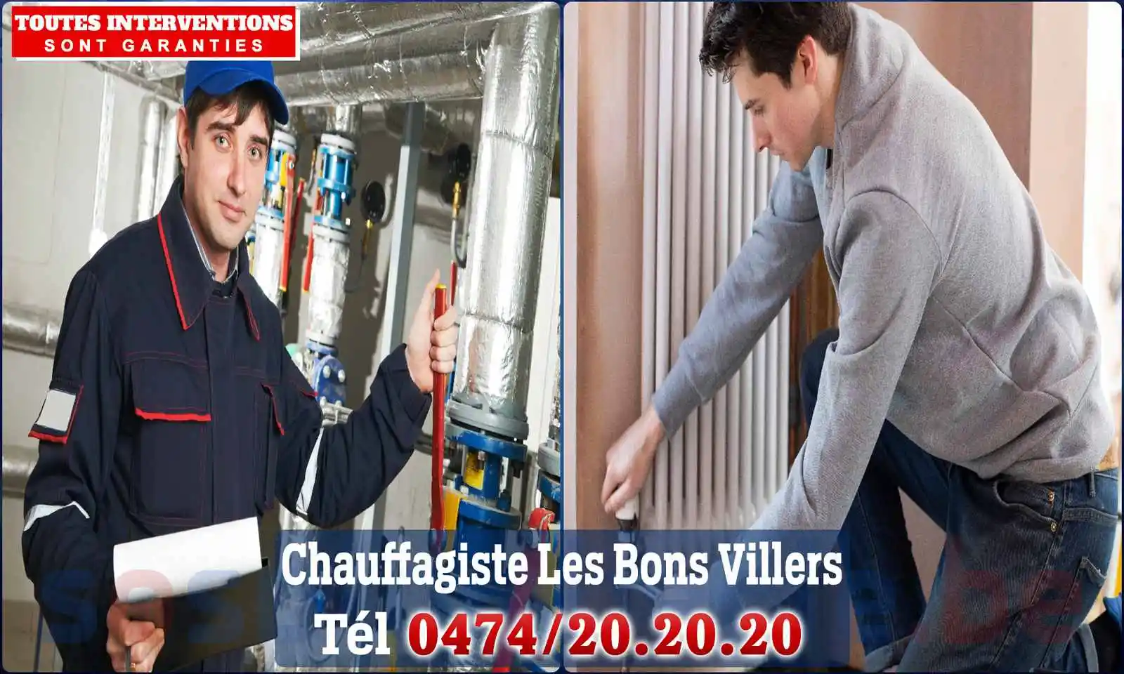 Chauffagiste agréé à Les Bons Villers 6210