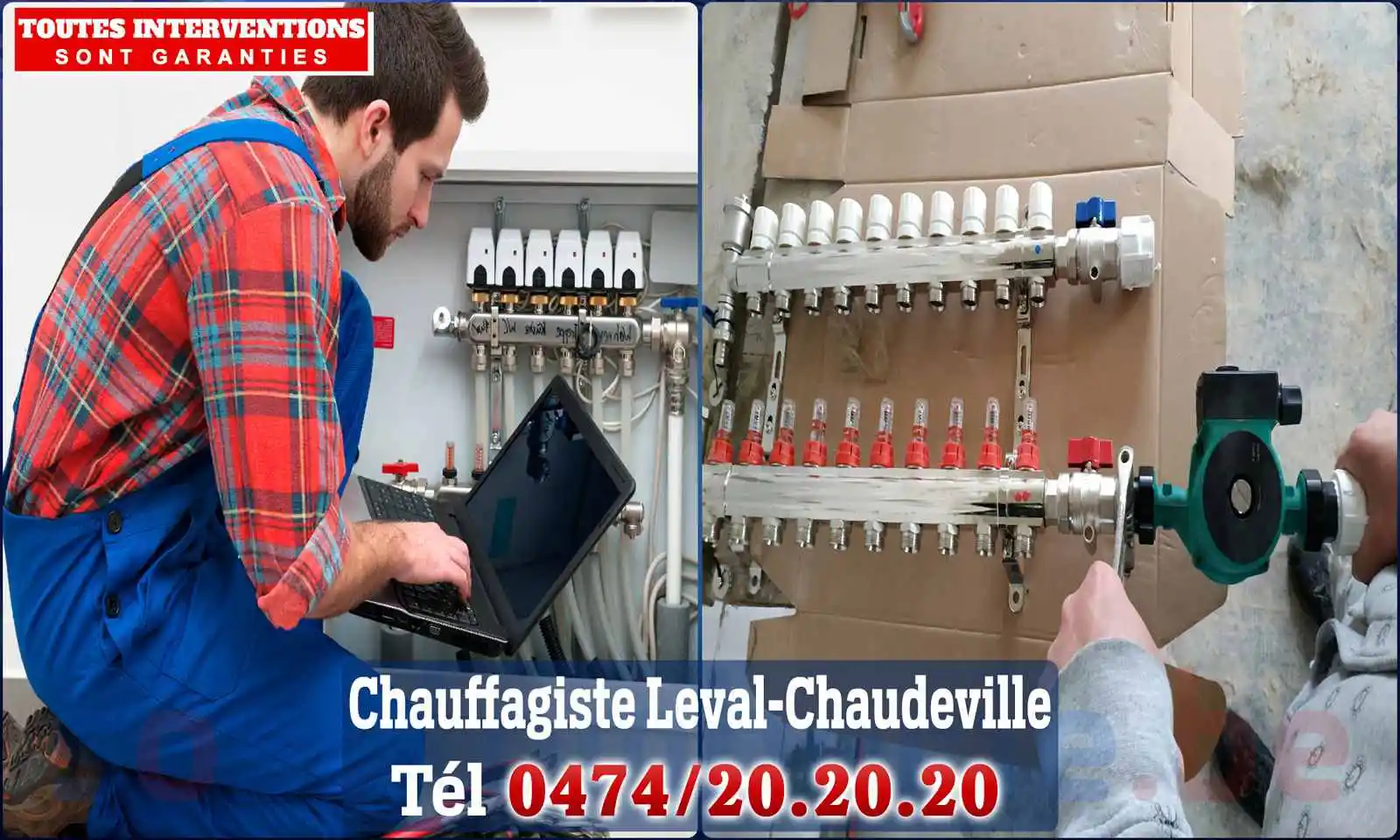 Chauffagiste agréé à Leval-Chaudeville 6500