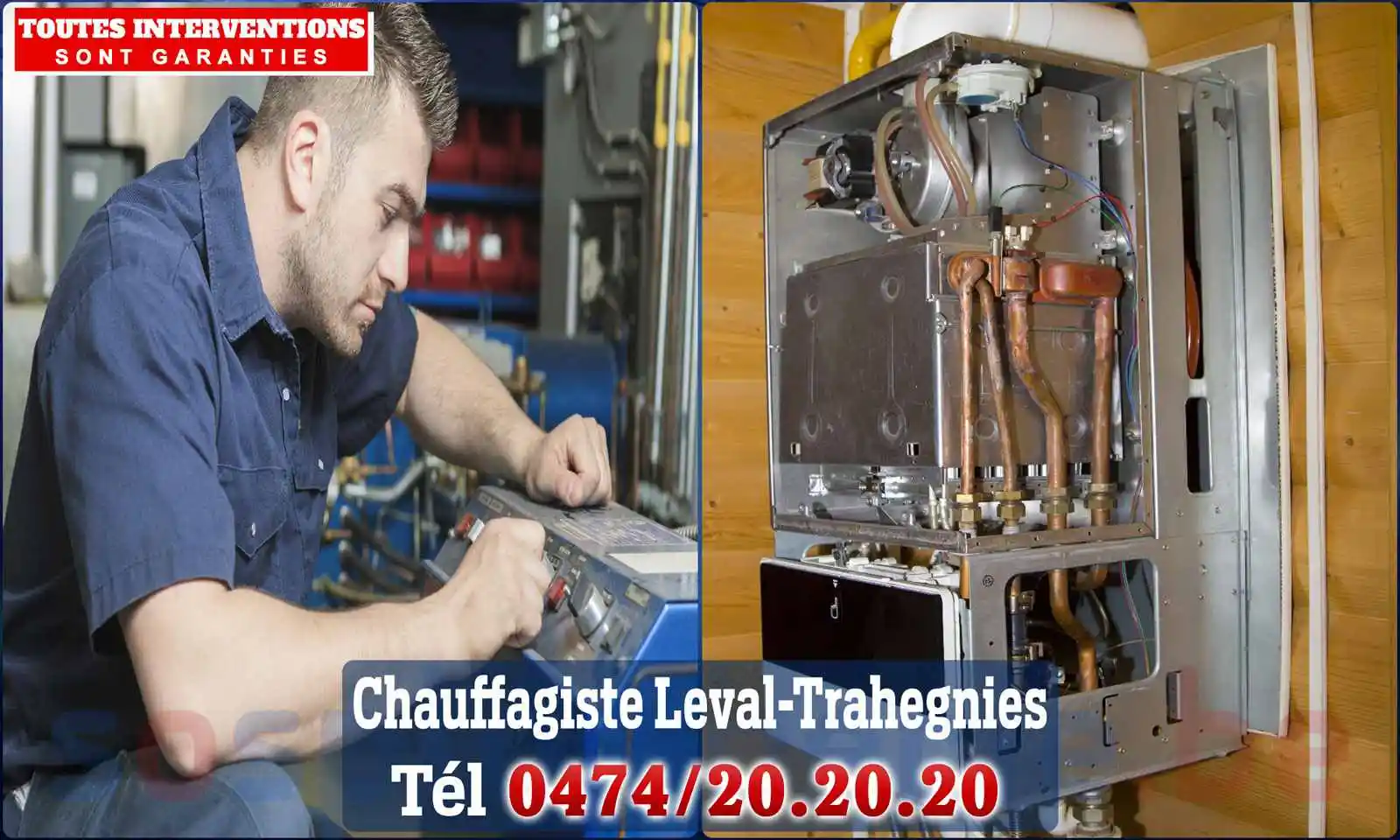Chauffagiste agréé à Leval-Trahegnies 7134