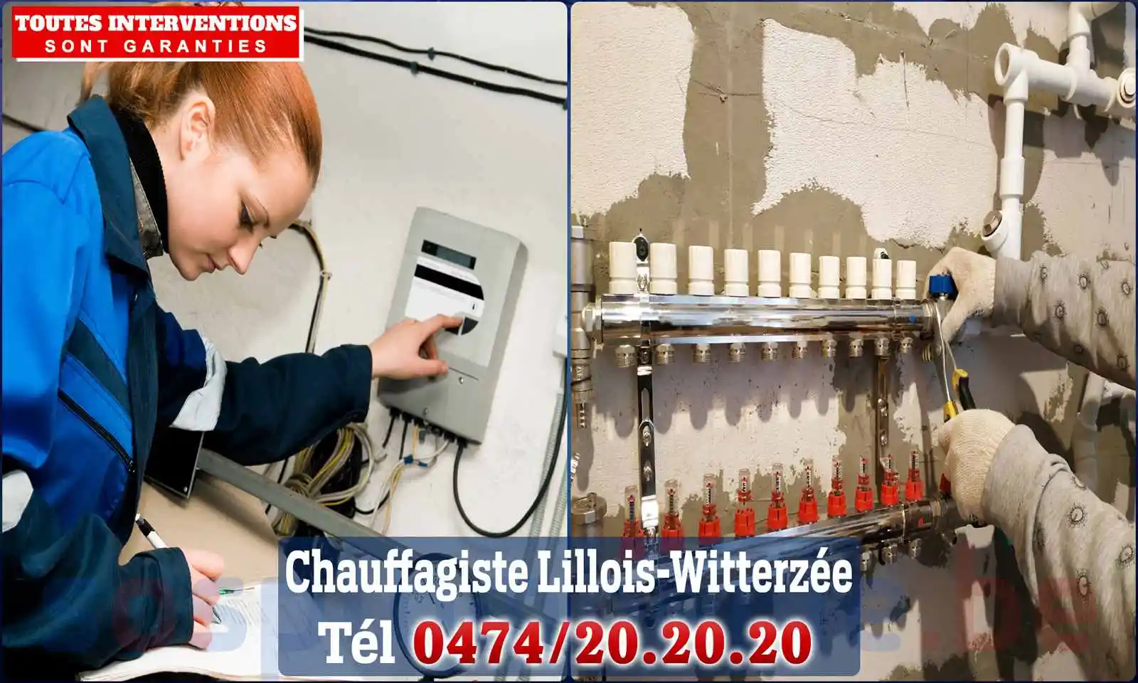 Chauffagiste agréé à Lillois-Witterzée 1428