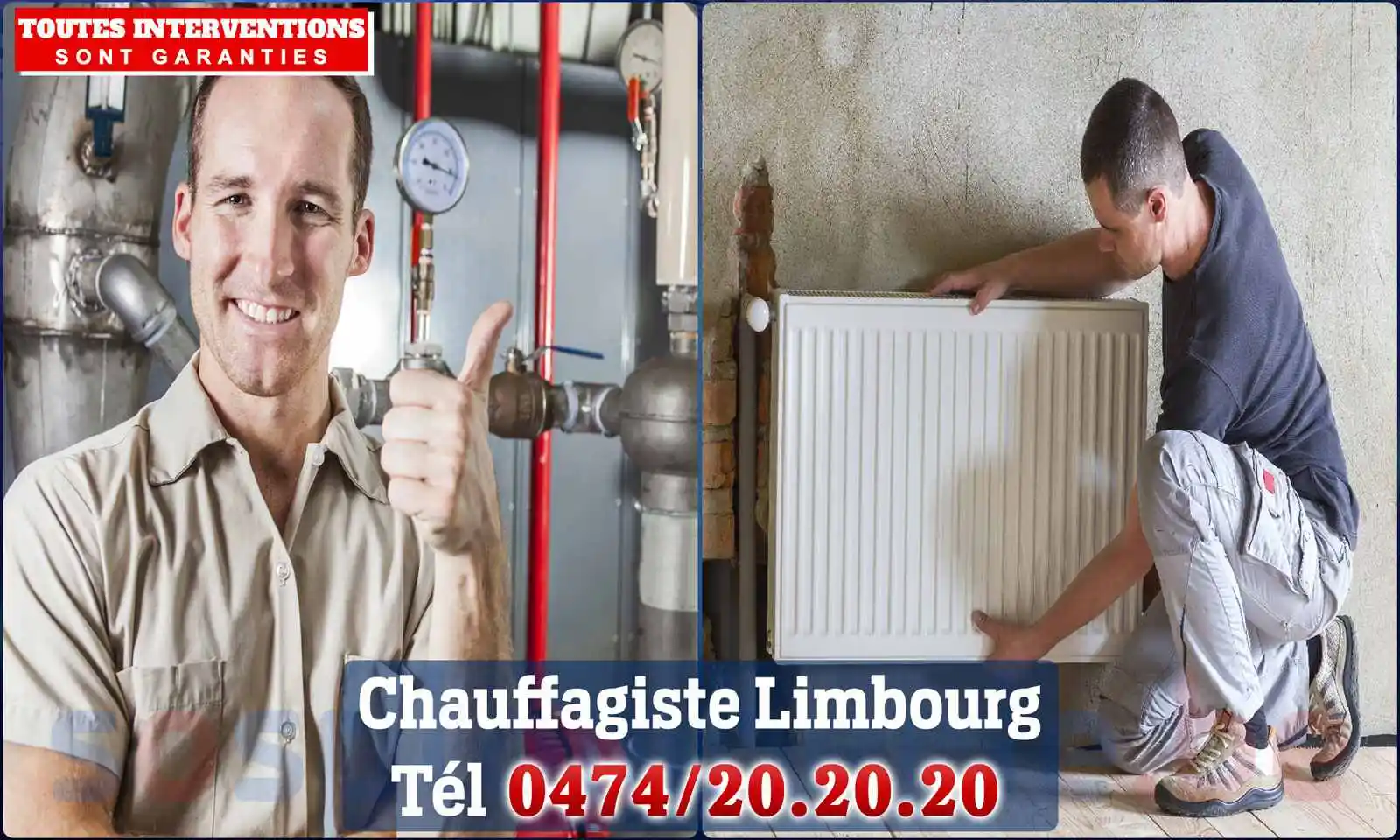 Chauffagiste agréé à Limbourg 4830