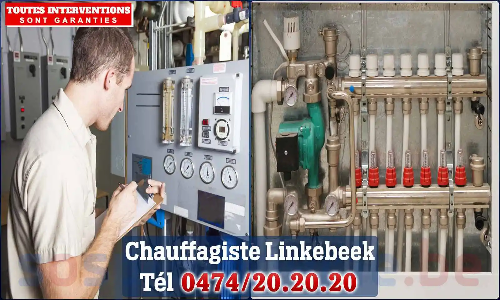 Chauffagiste agréé à Linkebeek 1630