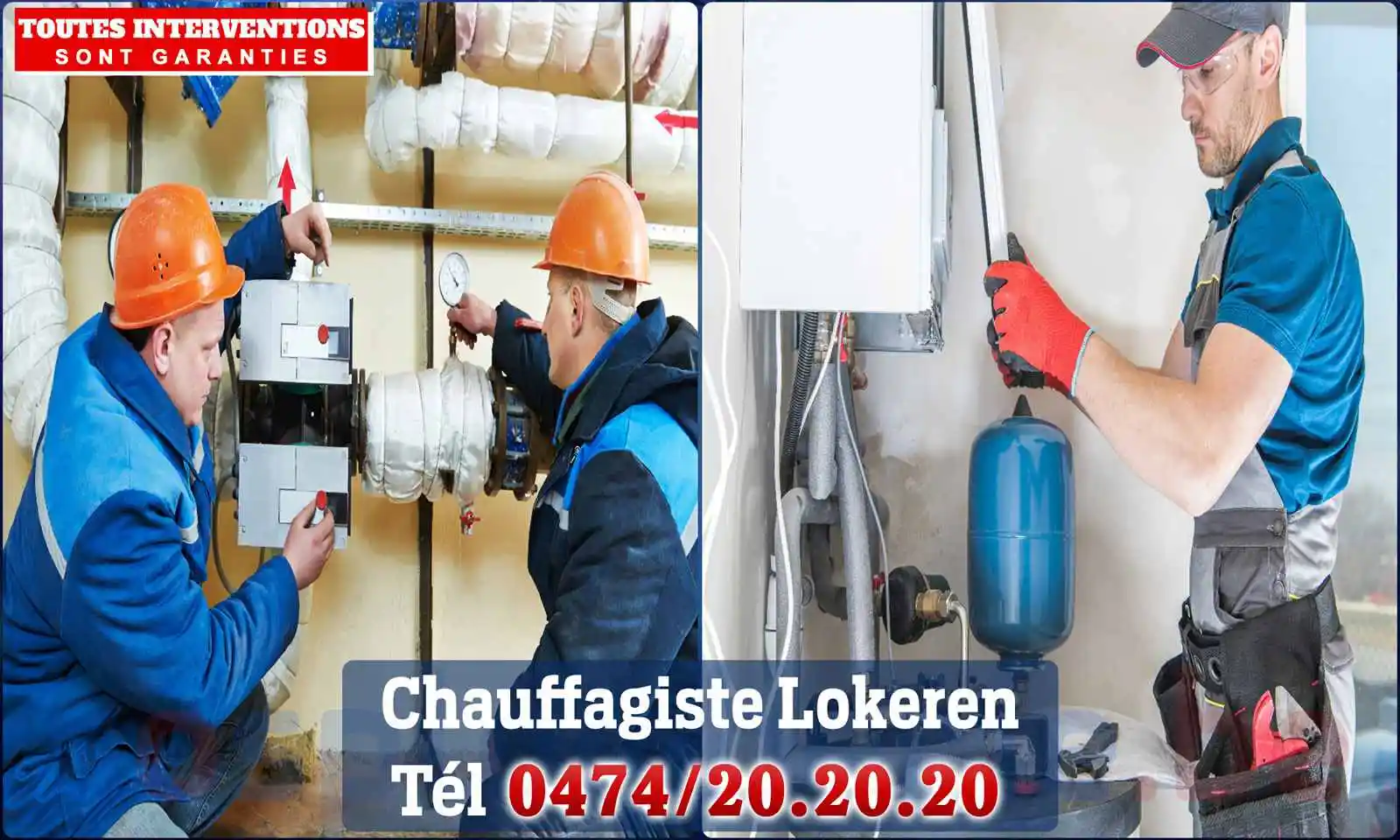 Chauffagiste agréé à Lokeren 9160