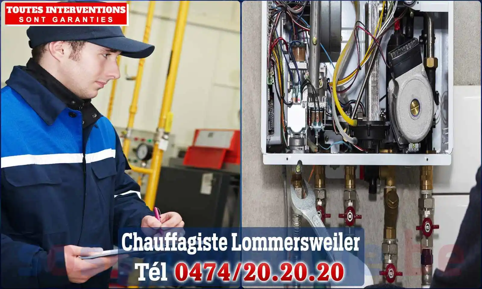 Chauffagiste agréé à Lommersweiler 4783