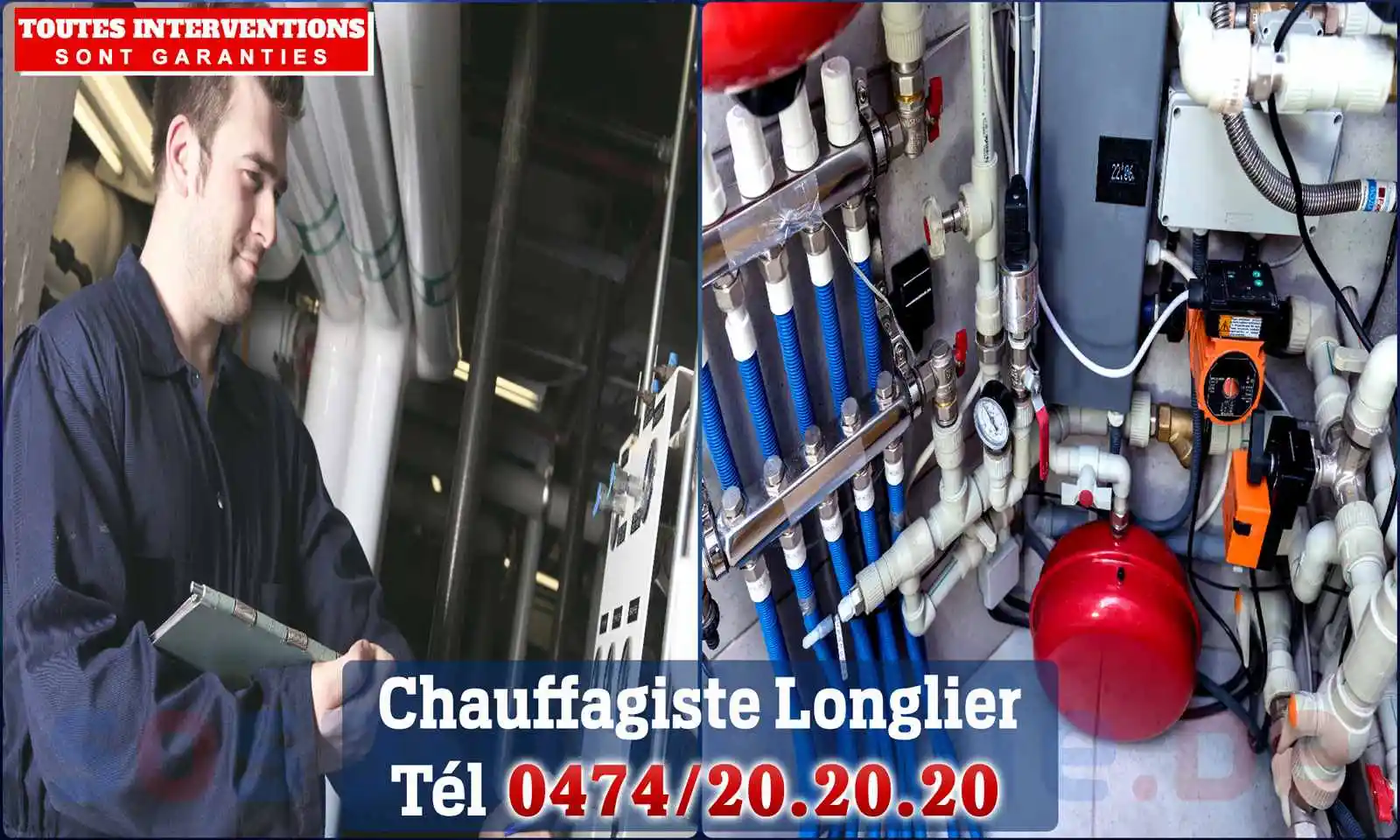 Chauffagiste agréé à Longlier 6840