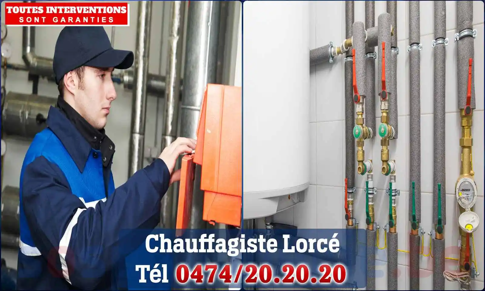 Chauffagiste agréé à Lorcé 4987