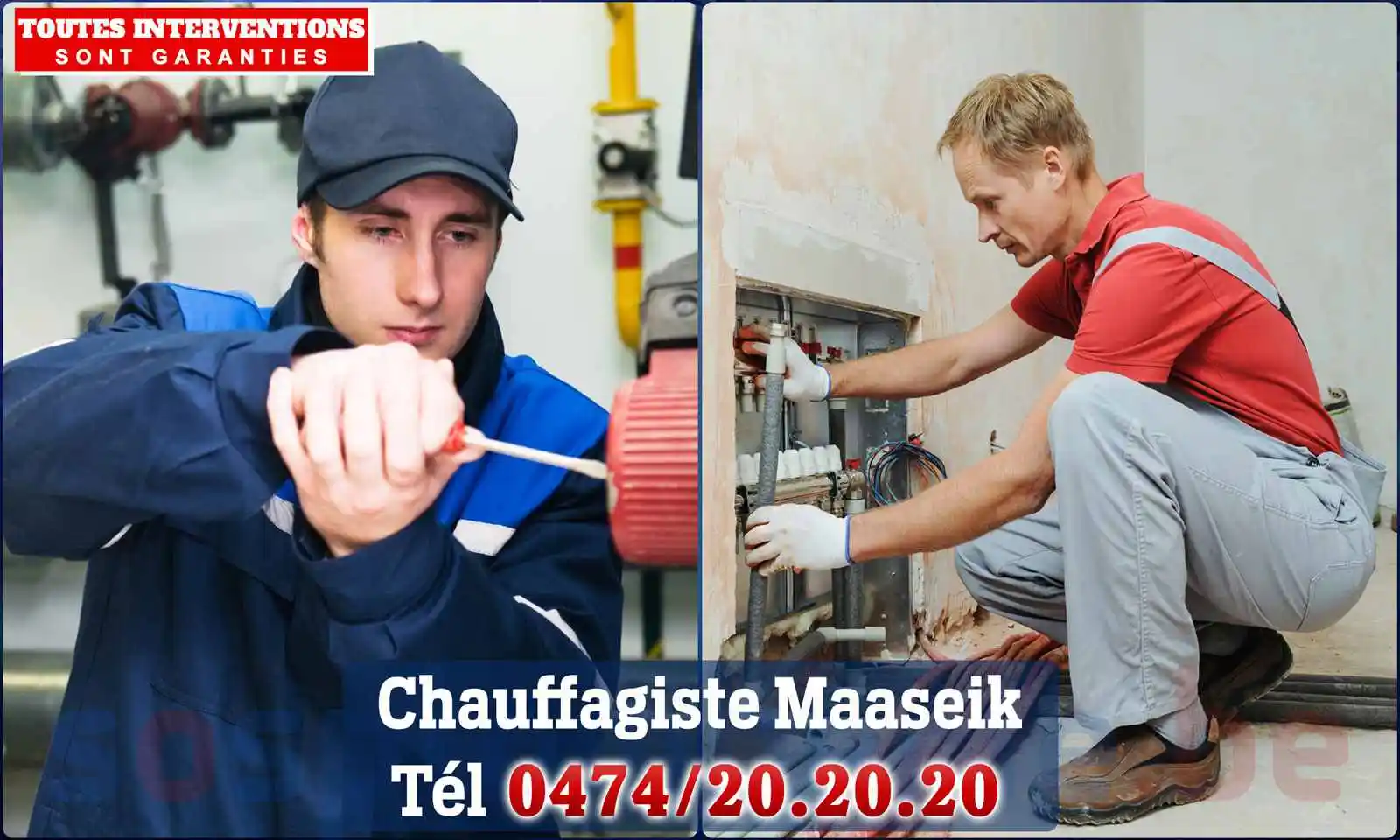 Chauffagiste agréé à Maaseik 3680