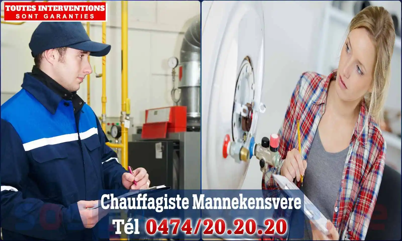 Chauffagiste agréé à Mannekensvere 8433