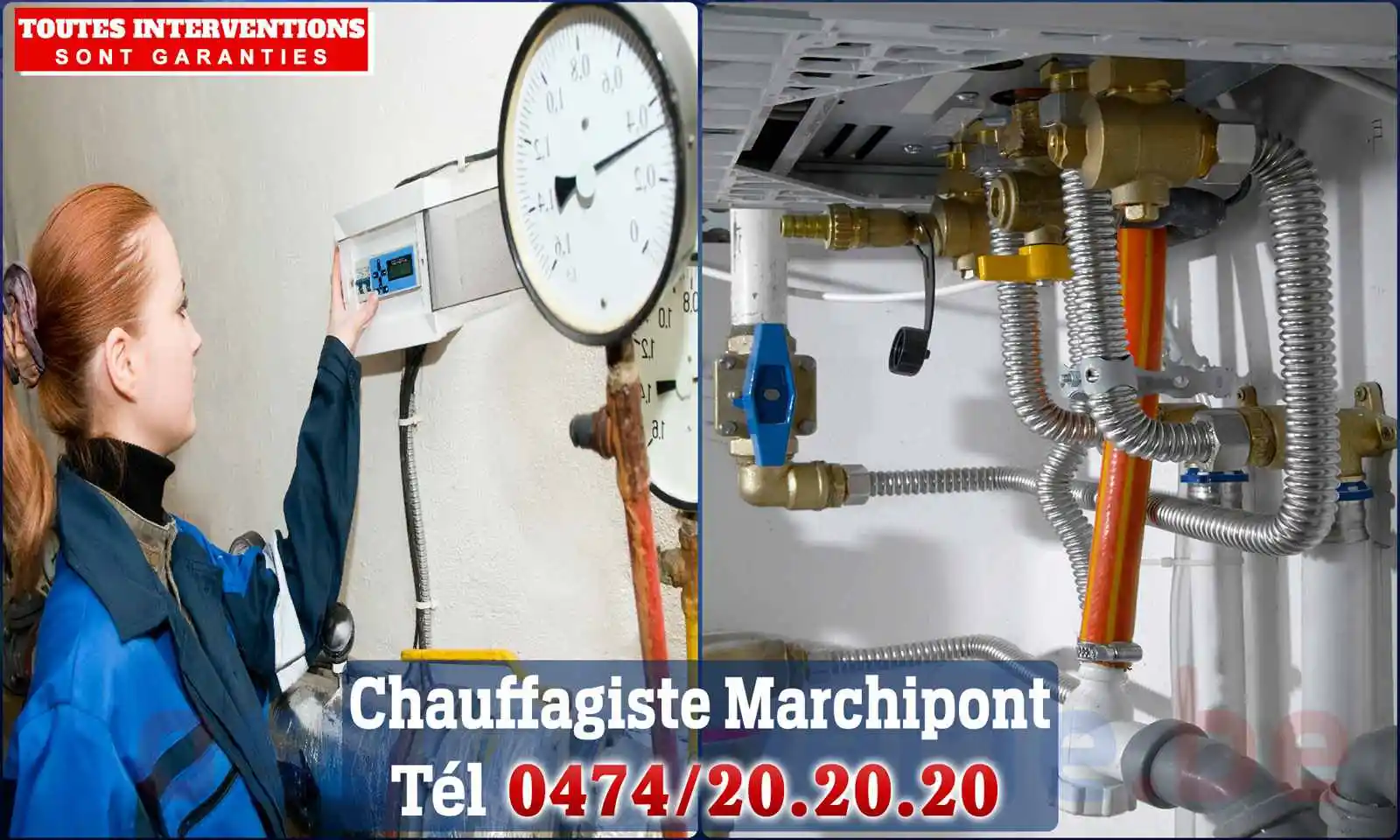 Chauffagiste agréé à Marchipont 7387