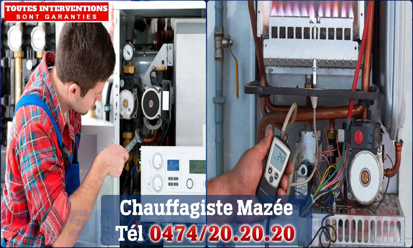 Chauffagiste agréé à Mazée 5670