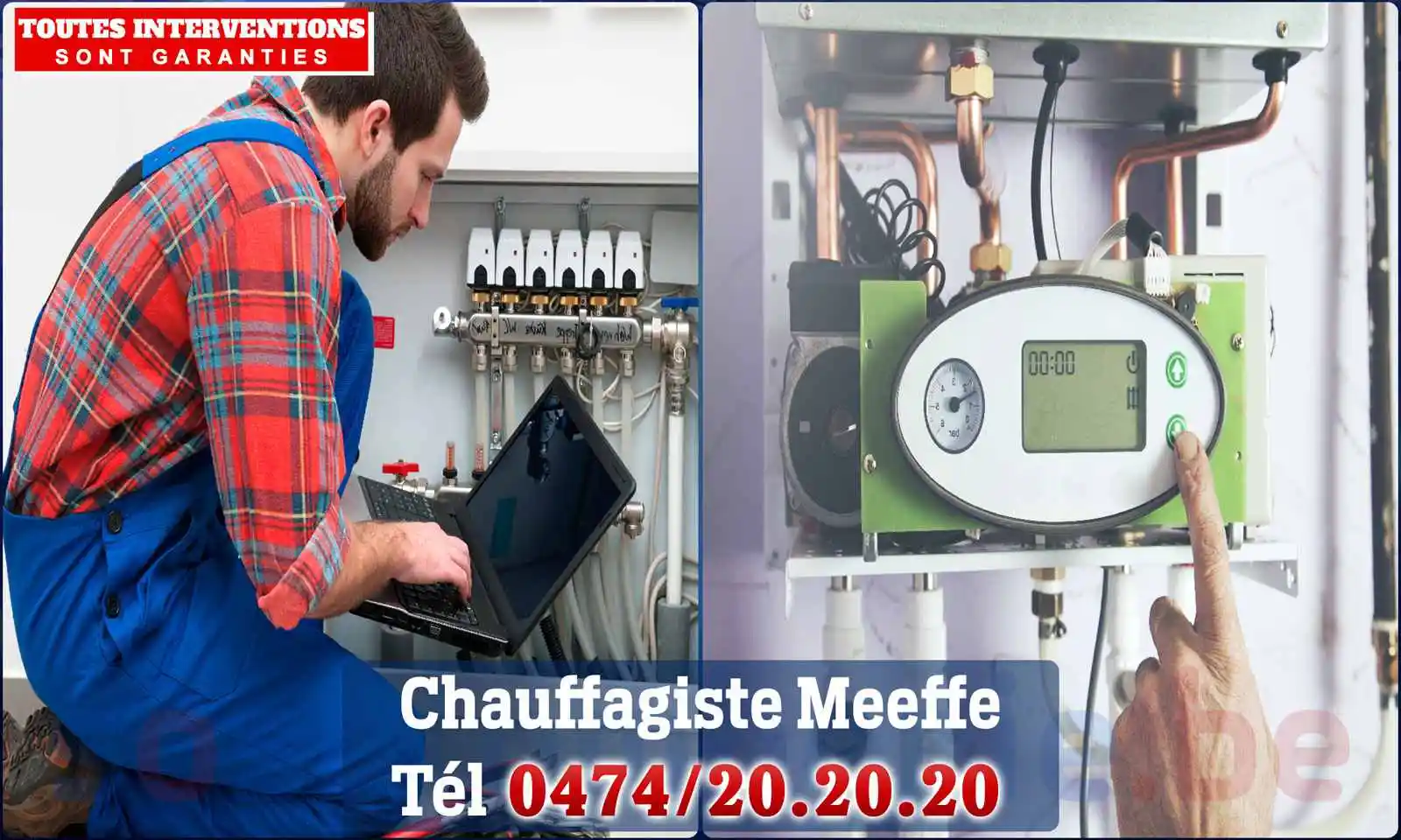 Chauffagiste agréé à Meeffe 4219