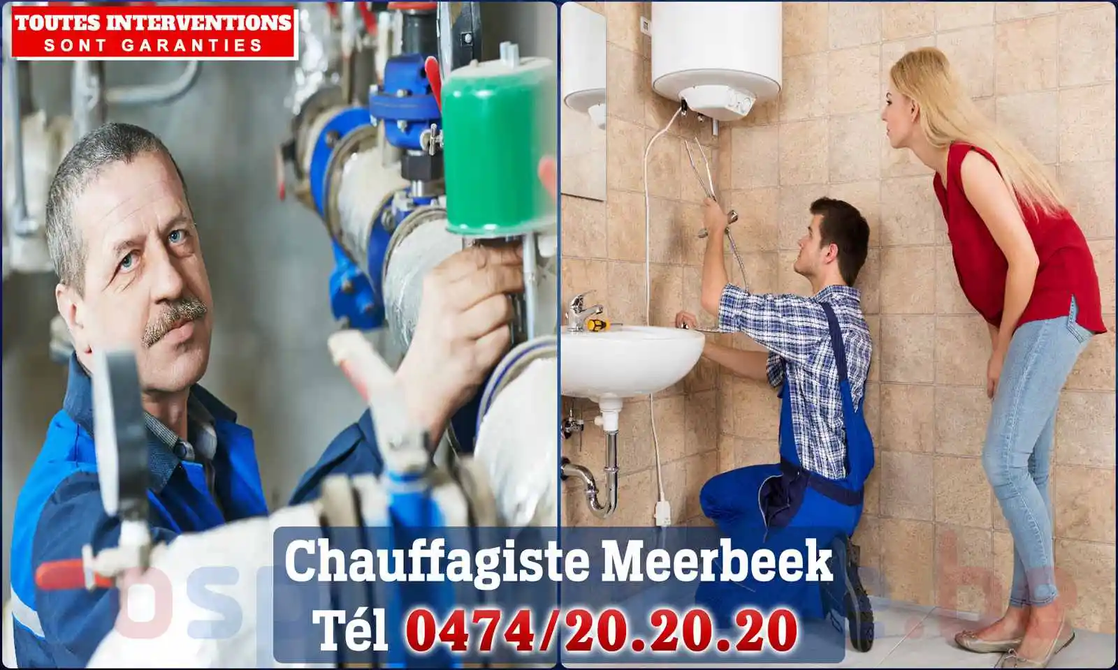 Chauffagiste agréé à Meerbeek 3078