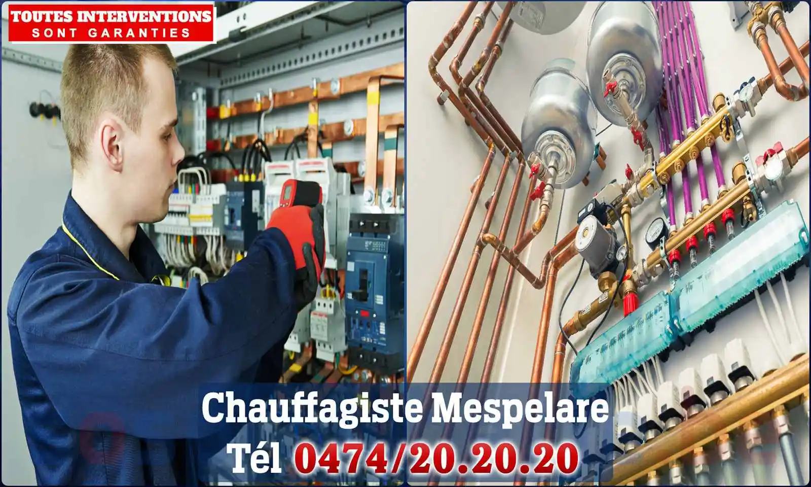 Chauffagiste agréé à Mespelare 9200