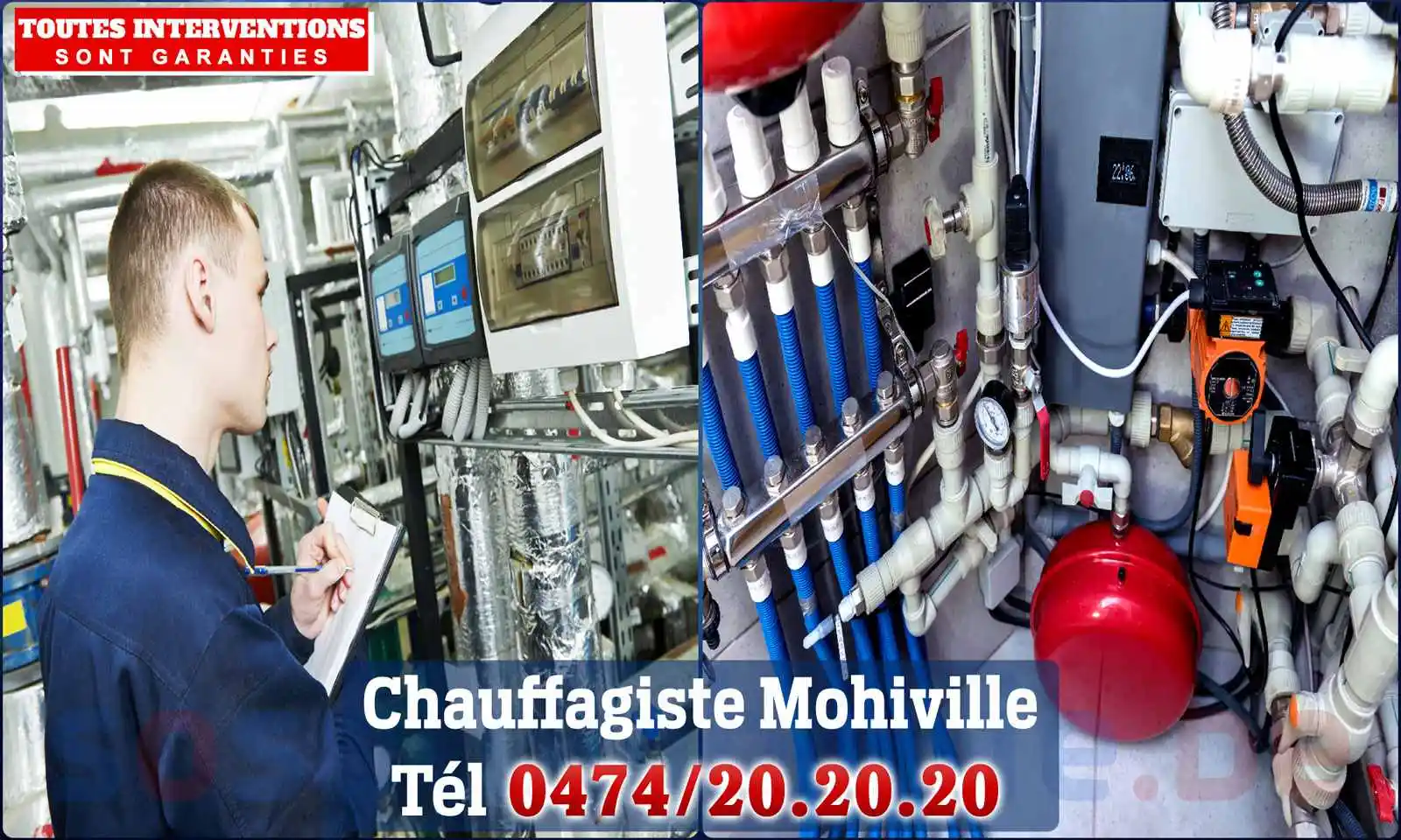 Chauffagiste agréé à Mohiville 5361