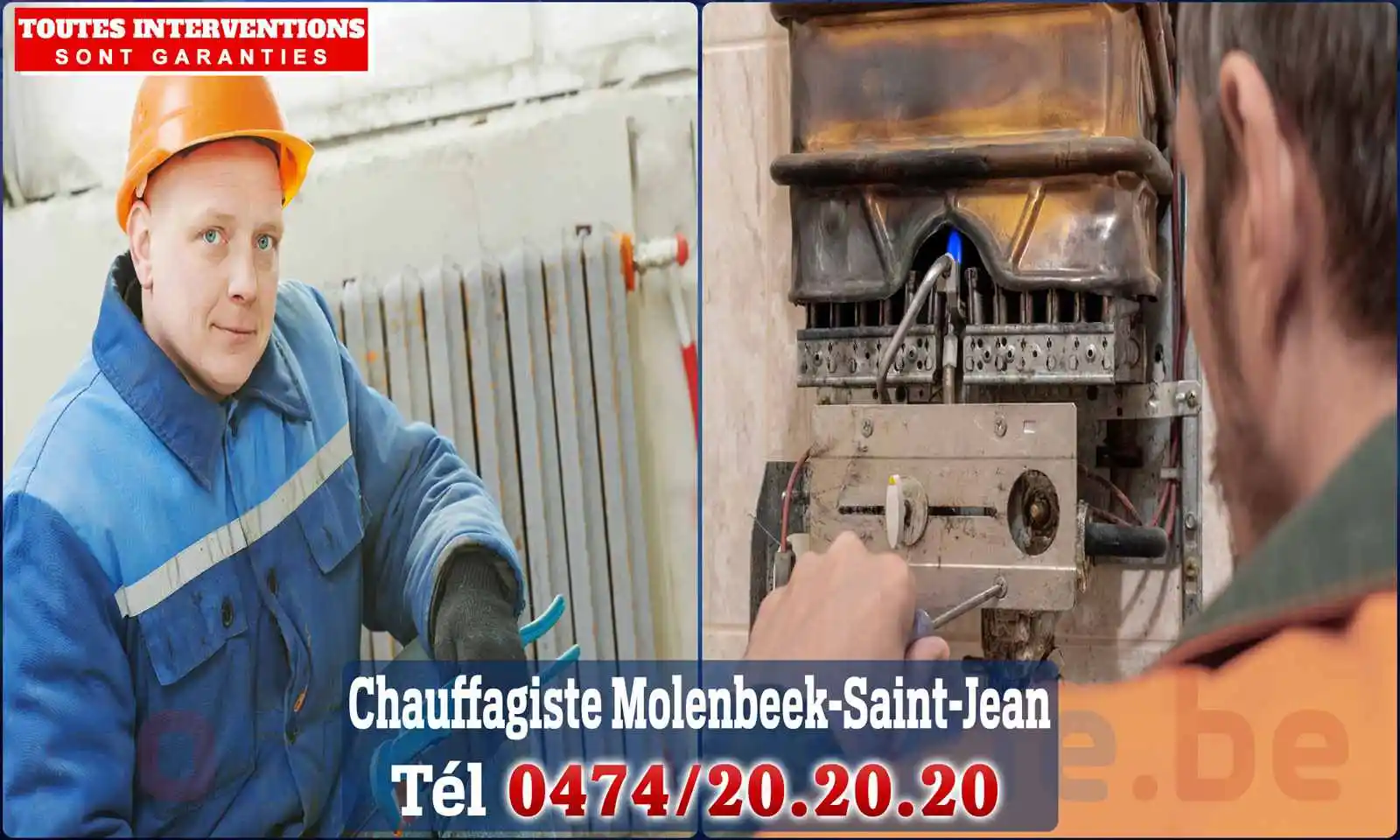 Chauffagiste agréé à Molenbeek-Saint-Jean 1080