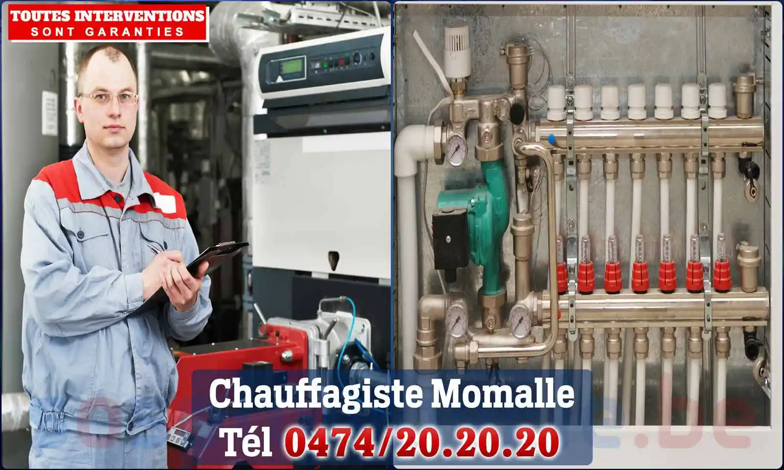 Chauffagiste agréé à Momalle 4350