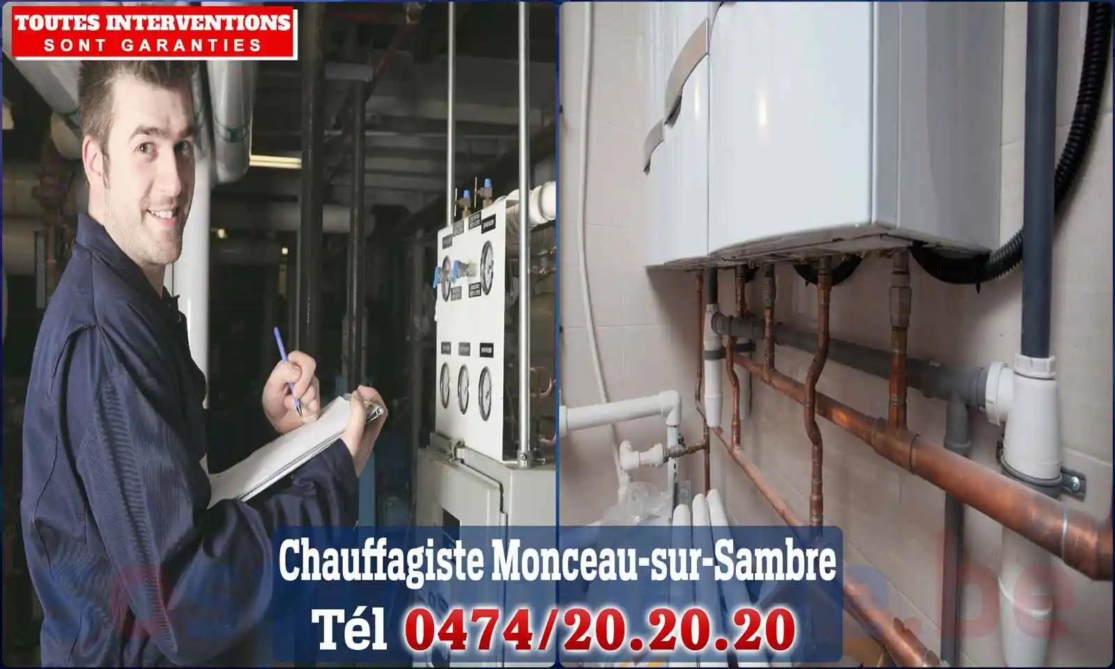 Chauffagiste agréé à Monceau-sur-Sambre 6031
