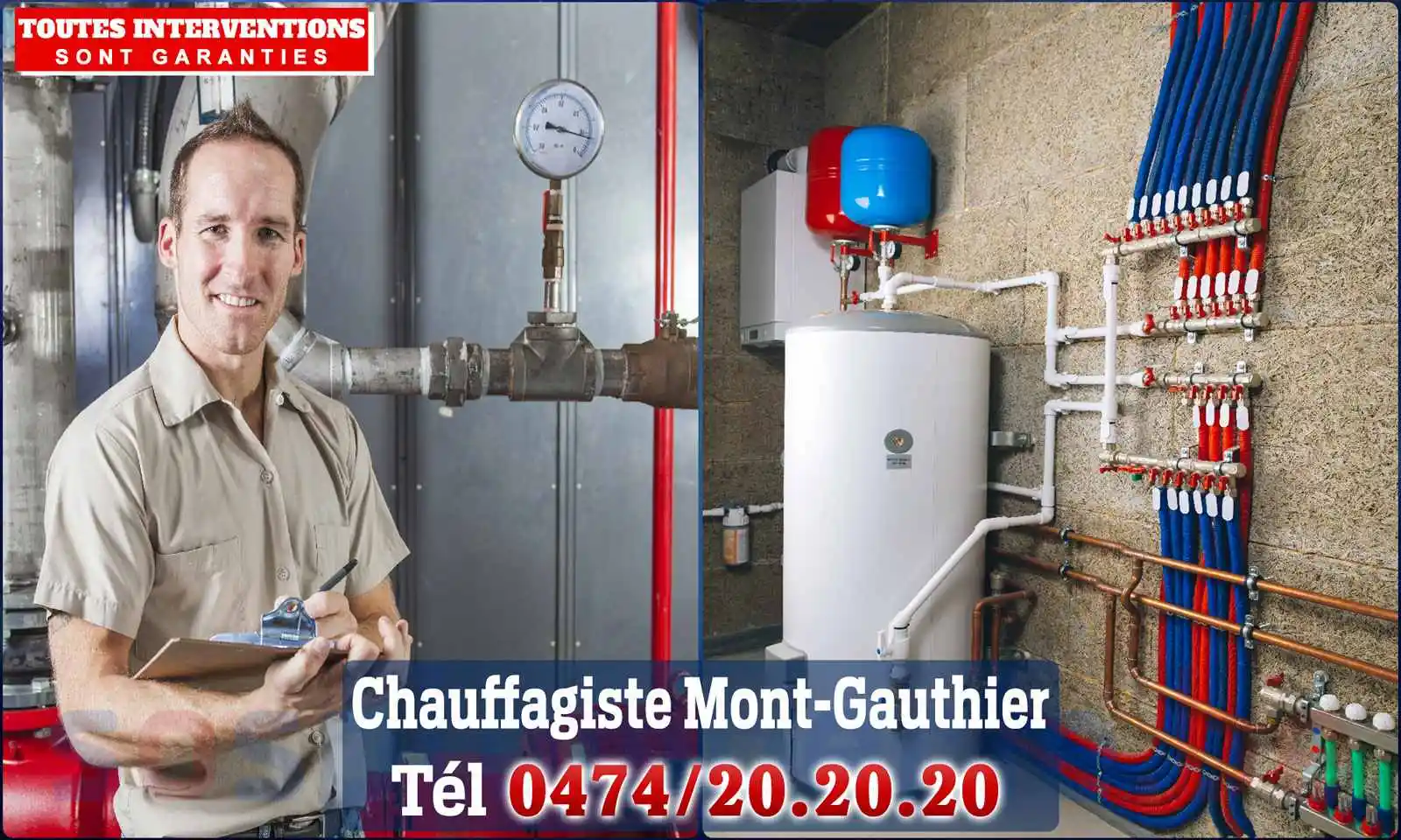 Chauffagiste agréé à Mont-Gauthier 5580