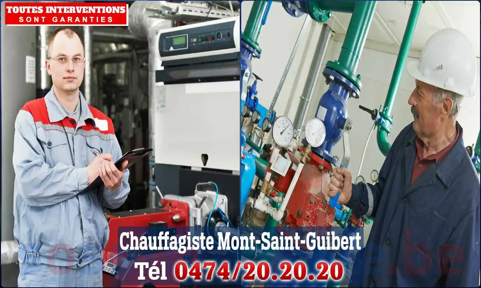 Chauffagiste agréé à Mont-Saint-Guibert 1435