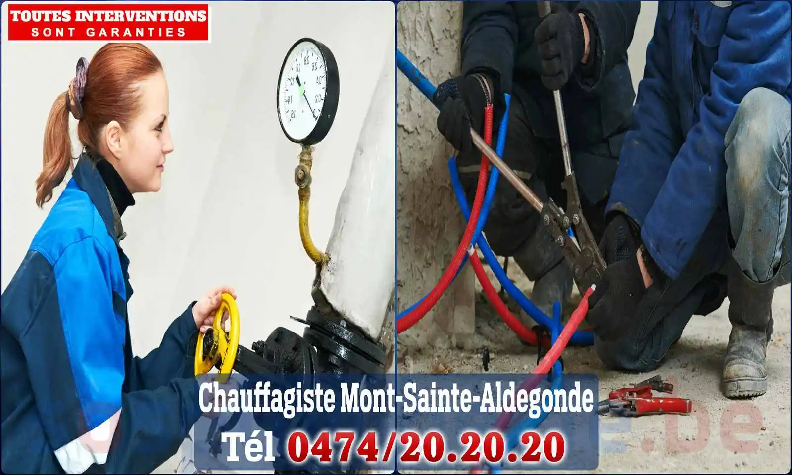 Chauffagiste agréé à Mont-Sainte-Aldegonde 7141