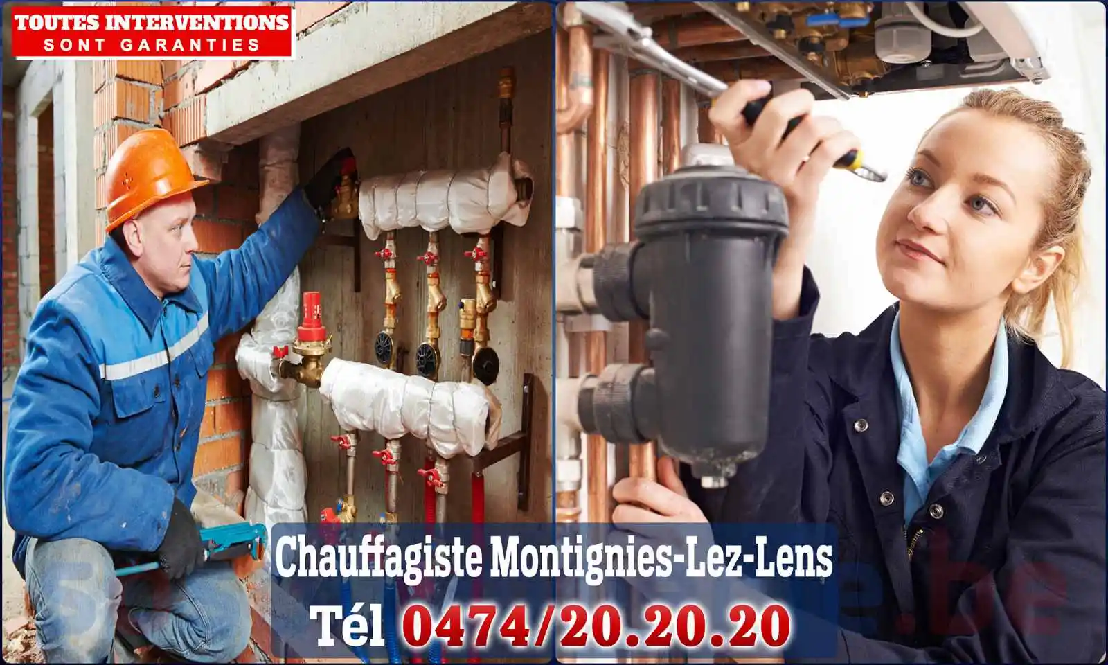 Chauffagiste agréé à Montignies-lez-Lens 7870