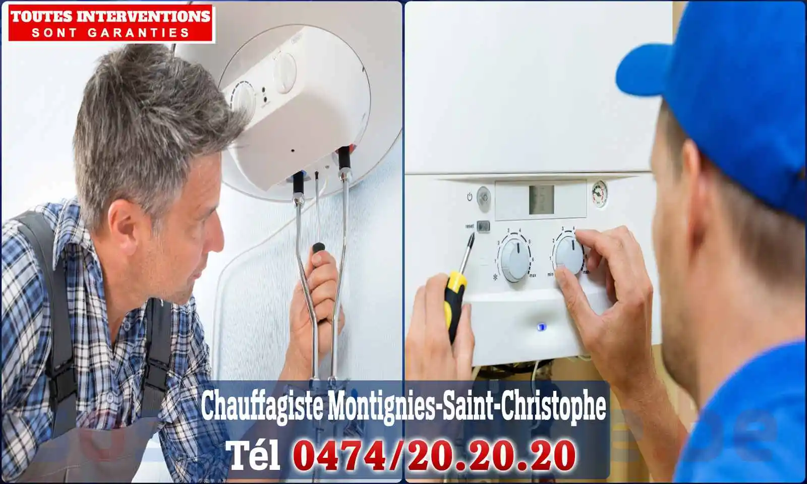 Chauffagiste agréé à Montignies-Saint-Christophe 6560