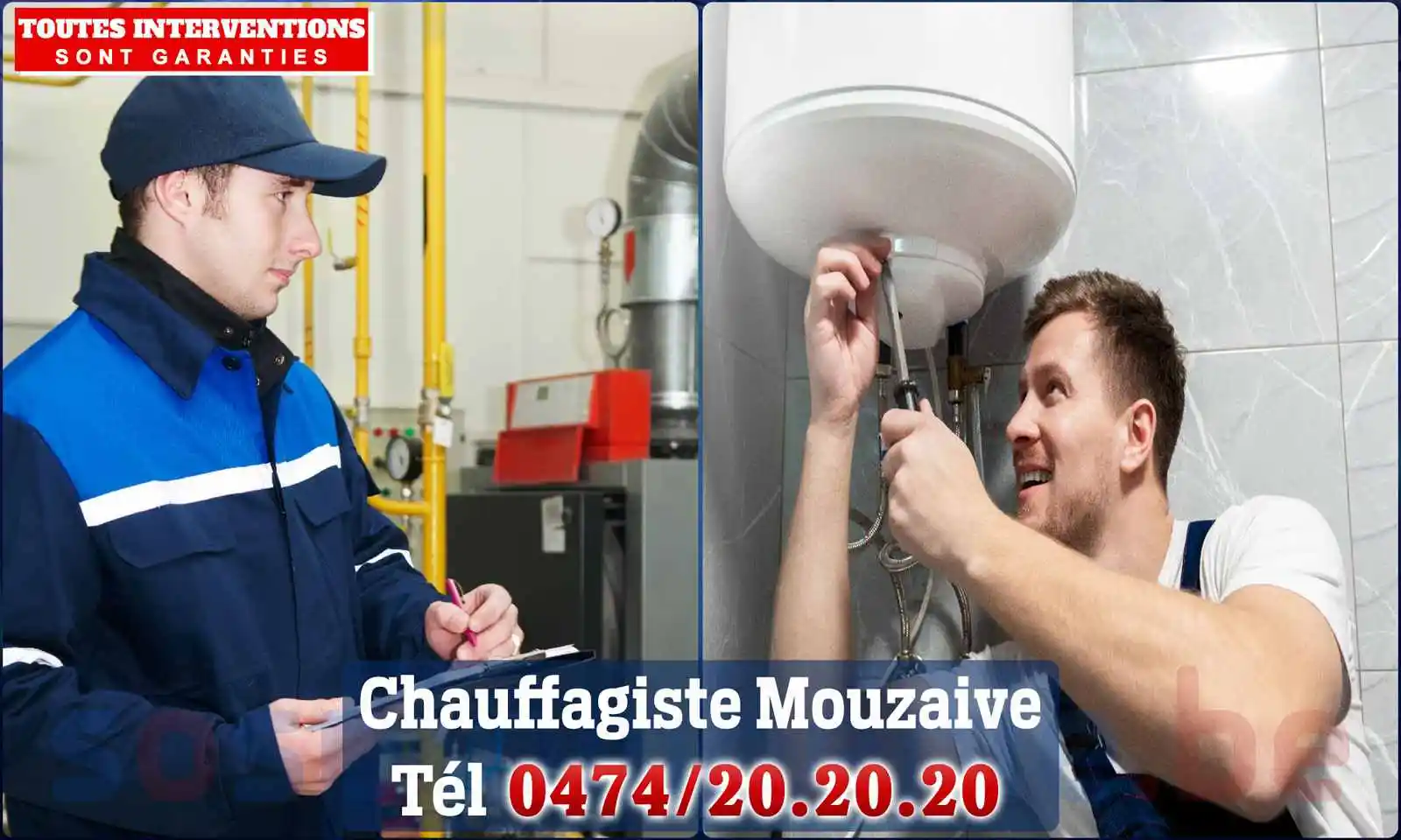 Chauffagiste agréé à Mouzaive 5550