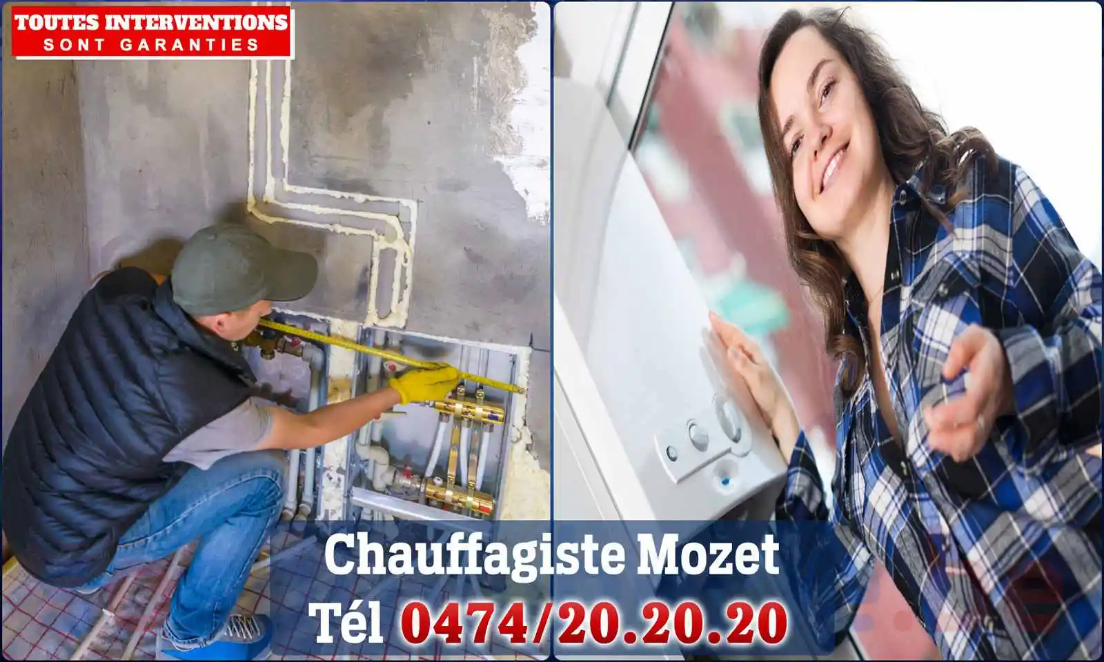 Chauffagiste agréé à Mozet 5340