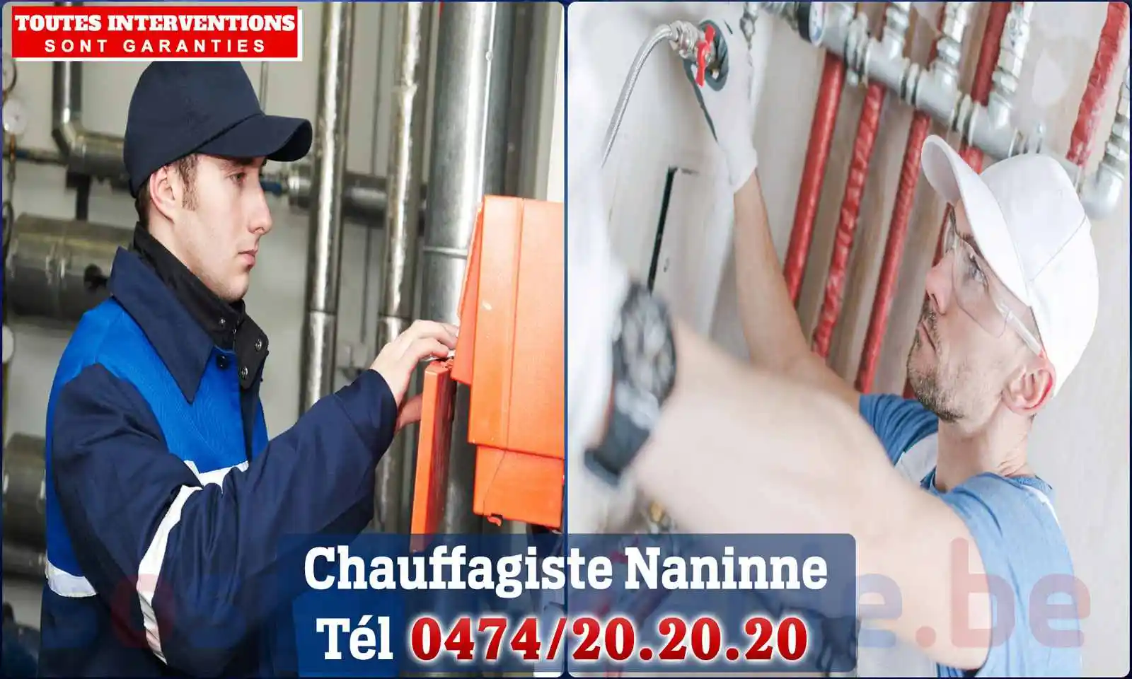 Chauffagiste agréé à Naninne 5100