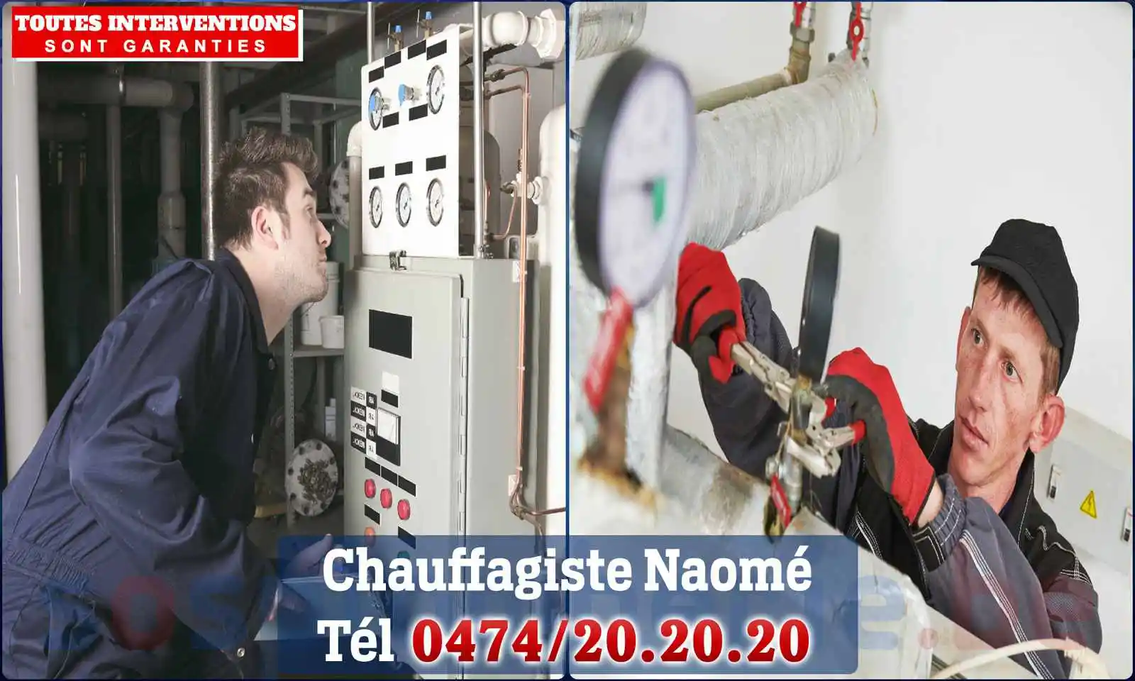 Chauffagiste agréé à Naomé 5555